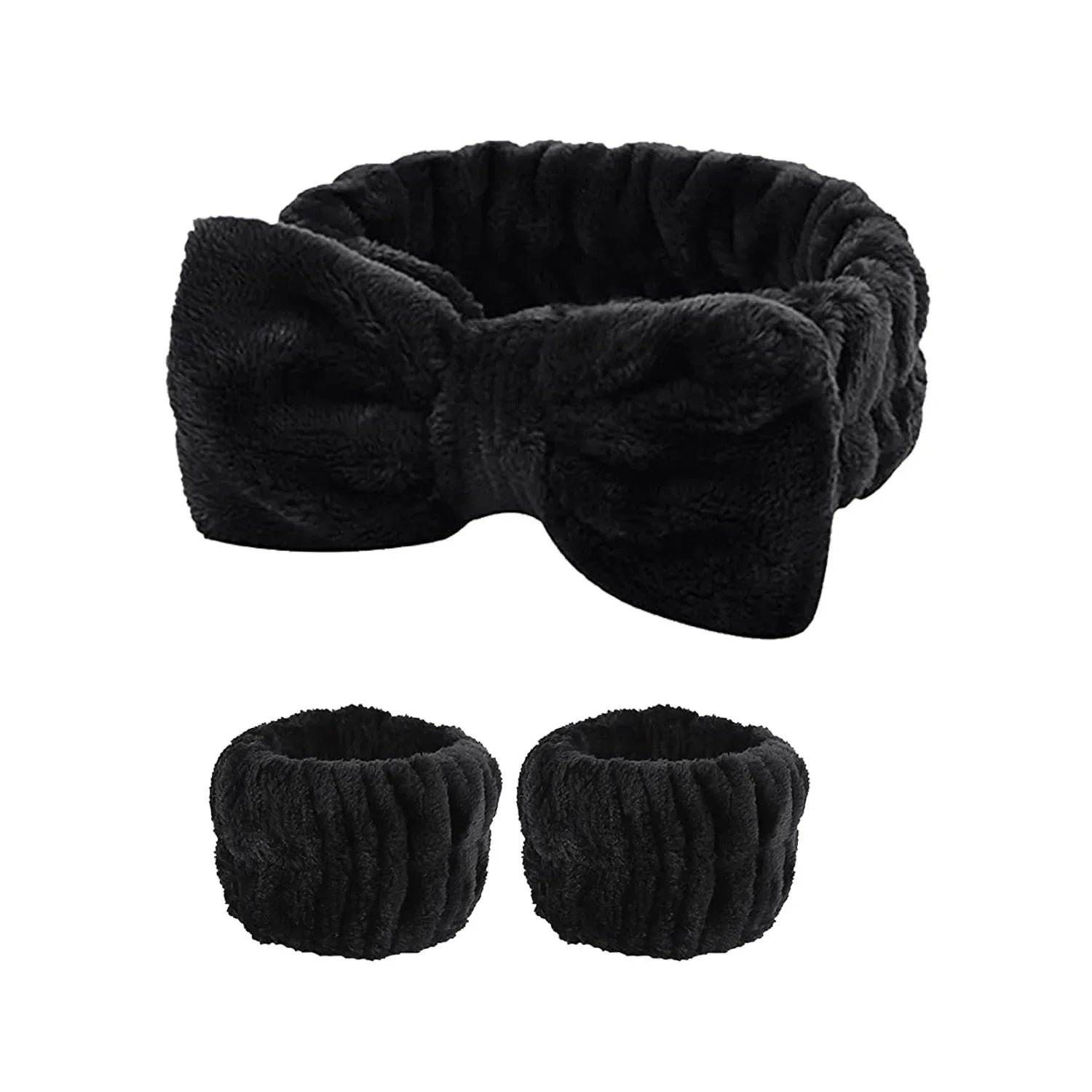 Wash Face Headbands For Women Reusable Spa Wristband Soft Microfiber Towel Wristbands Women Girls Running Sport Wrist Sweatband