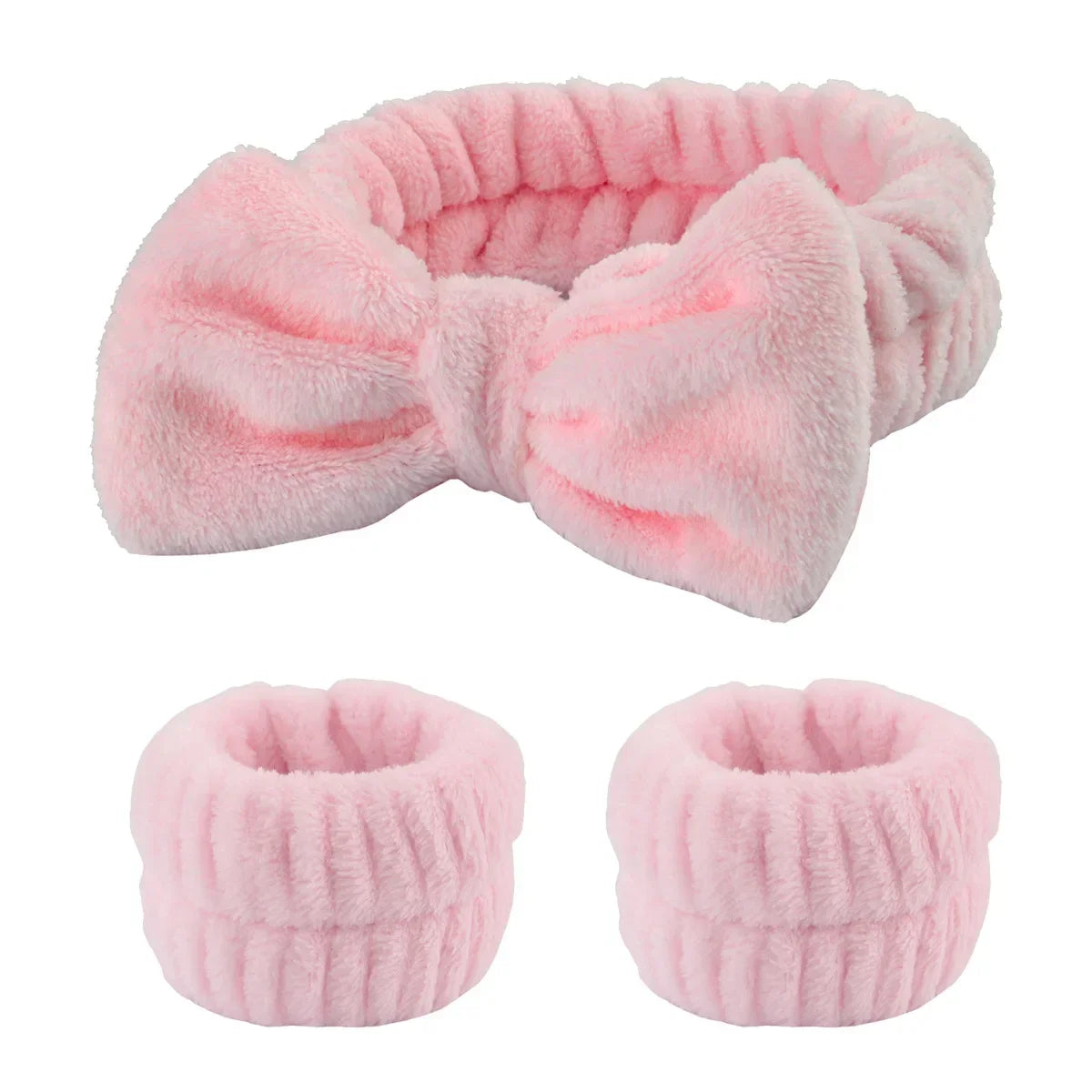 Wash Face Headbands For Women Reusable Spa Wristband Soft Microfiber Towel Wristbands Women Girls Running Sport Wrist Sweatband