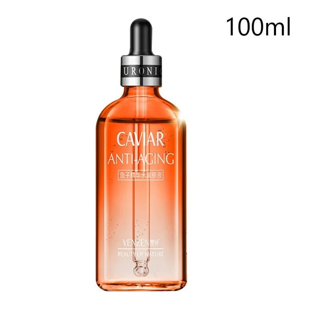 Caviar Hyaluronic Acid Serum for Face Hydrating Firming Brightening Moisturizing skincare Facial Serum Essence Snail Face Care