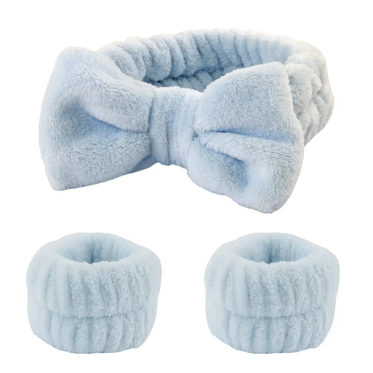 Wash Face Headbands For Women Reusable Spa Wristband Soft Microfiber Towel Wristbands Women Girls Running Sport Wrist Sweatband