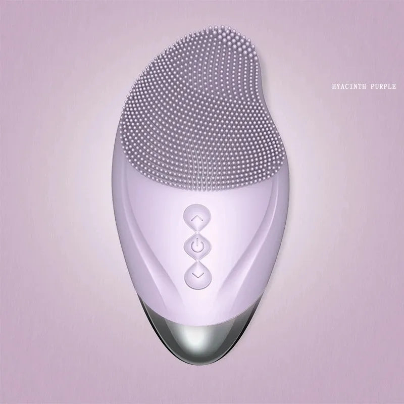 USB Facial Rechargeable Silicone Cleansing Brush Massage Face Deep Cleaning Pores Skin Health Care Device Cosmetic Instrument