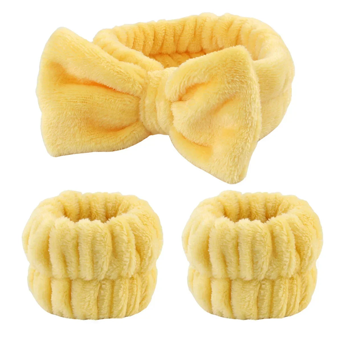 Wash Face Headbands For Women Reusable Spa Wristband Soft Microfiber Towel Wristbands Women Girls Running Sport Wrist Sweatband