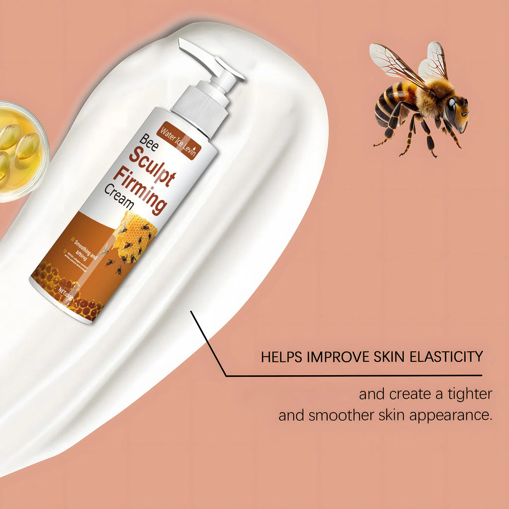 150g Bee Venom Moisturizing Firming Moisturizing Cream, Moisturizing and Smoothing | Non-Greasy, Gentle and Suitable for Sensitive Light Beige | Hypoallergenic | Suitable for Whole Body Use, Squeeze Type