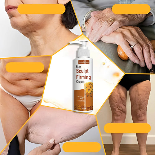 150g Bee Venom Moisturizing Firming Moisturizing Cream, Moisturizing and Smoothing | Non-Greasy, Gentle and Suitable for Sensitive Light Beige | Hypoallergenic | Suitable for Whole Body Use, Squeeze Type